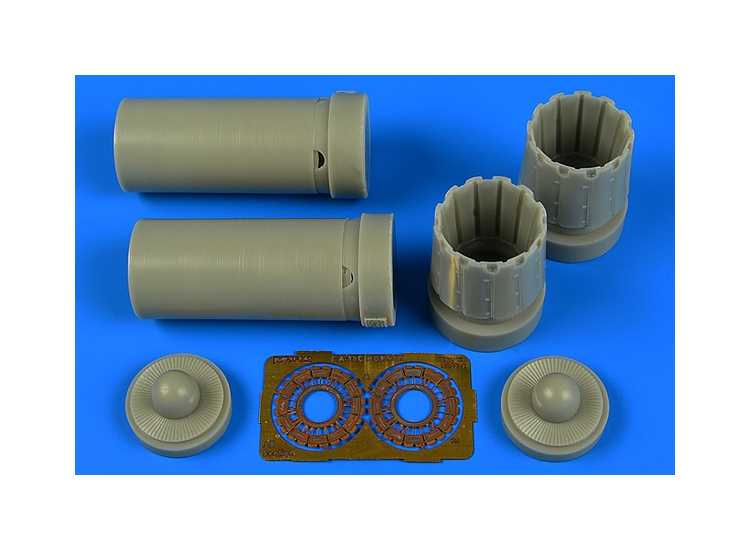 1/48 Aires - McDonnell-Douglas F/A-18C exhaust nozzles - opened (designed to be used with Kinetic Model kits)
