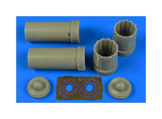 1/48 Aires - McDonnell-Douglas F/A-18C exhaust nozzles - opened (designed to be used with Kinetic Model kits)