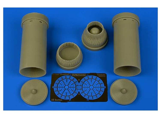 1/48 Aires - Grumman F-14A Tomcat exhaust nozzles - (designed to be used with Tamiya kits)