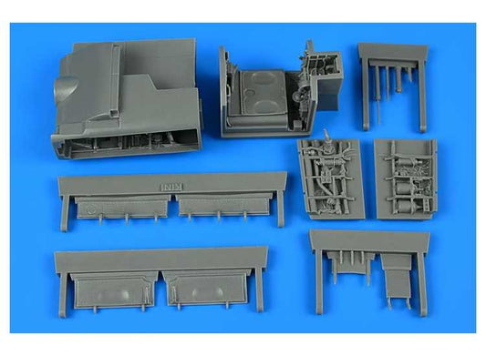 1/48 Aires - BAe Sea Harrier FRS.1/FA.2 wheel bay (designed to be used with Kinetic Model kits)