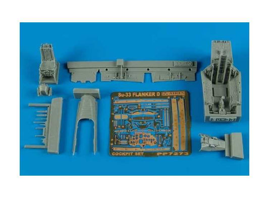 1/72 Aires - Sukhoi Su-33 Flanker D cockpit set (designed to be used with Hasegawa kits)