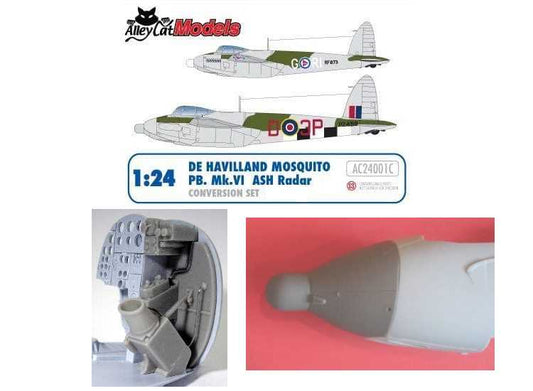 1/24 Alley Cat - Mosquito FB Mk. VI (ASH Radar) Conversion Set