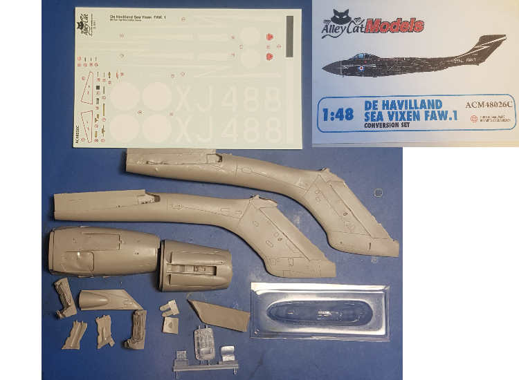 1/48 Alley Cat - De Havilland Sea Vixen FAW.1 XJ488 Conversion Set