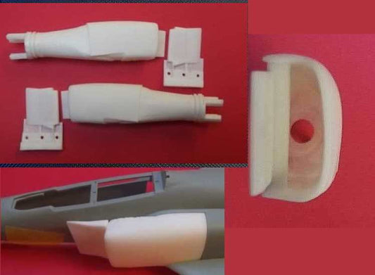 1/48 Alley Cat - Phantom Seamless F-4B Intakes for Academy kit