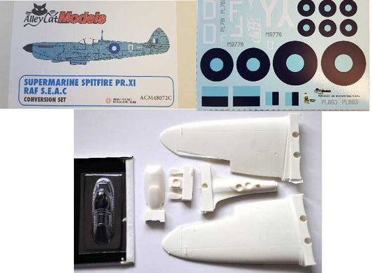 1/48 Alley Cat - Spitfire PRXI RAF SEAC Conversion Set