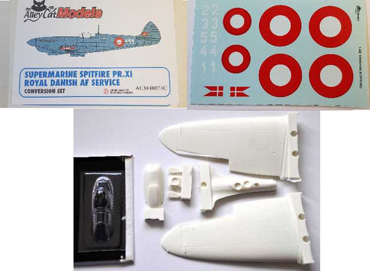 1/48 Alley Cat - Spitfire PRXI Royal Danish Air Force Conversion Set