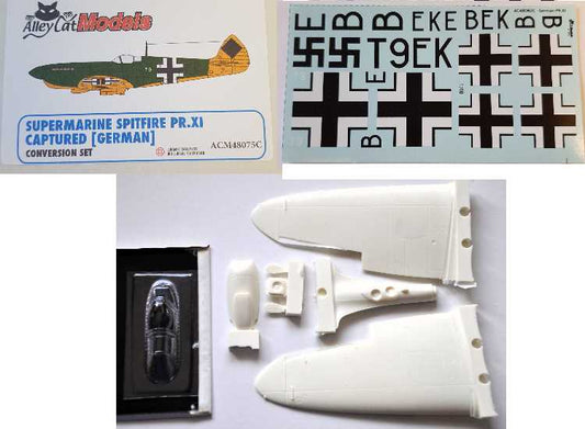 1/48 Alley Cat - Spitfire PRXI Captured German Conversion Set