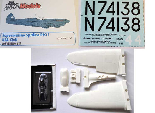 1/48 Alley Cat - Spitfire PRXI U.S. Civil Conversion Set