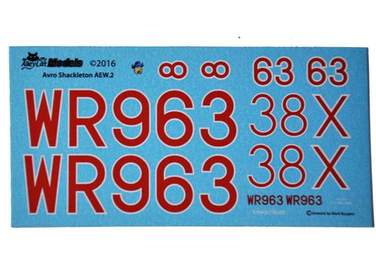 1/72 Alley Cat - Shackleton AEW.2 WR963 decals - 'Ermintrude',