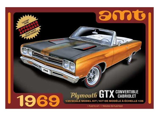 1/25 AMT - 1969 Plymouth GTX Convertible Cabriolet