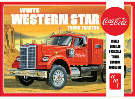 1/25 AMT - Coca-Cola White Western Star Truck Tractor