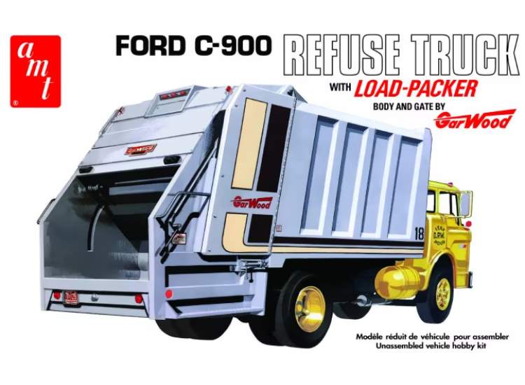 1/25 AMT - Ford C-900 Refuse Truck w/ Load-Packer