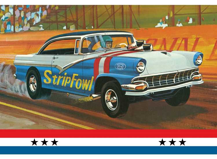 1/25 AMT - 1956 Ford Victoria Hardtop