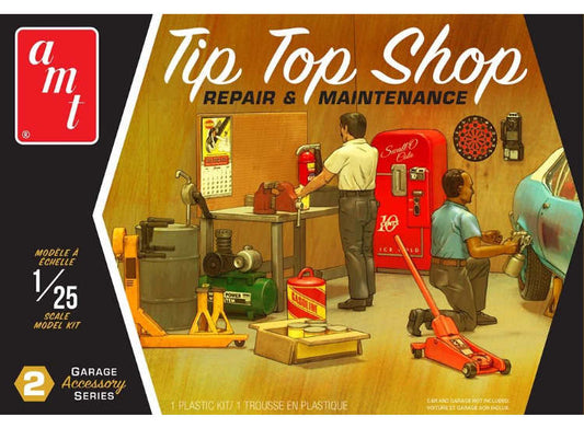 1/25 AMT - Garage Accessory Set 2 - Tip Top Shop Repair & Maintence