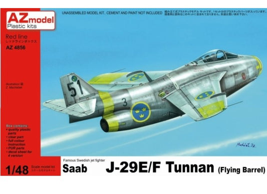 1/48 AZ Models - SAAB J-29F Tunnan