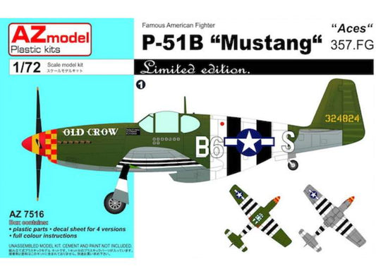 1/72 AZ Models - P-51B Mustang 357th FG 'Aces'