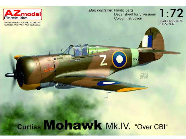 1/72 AZ Models - Mohawk Mk.IV 'Over CBI' (with new fuselage)