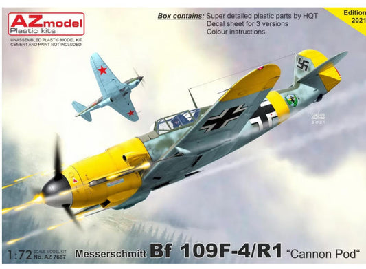 1/72 AZ Models - Messerschmitt Bf 109F-4/R1 Cannon Pod