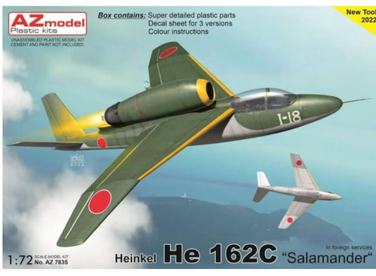 1/72 AZ Models - Heinkel He 162C Salamander in foreign services