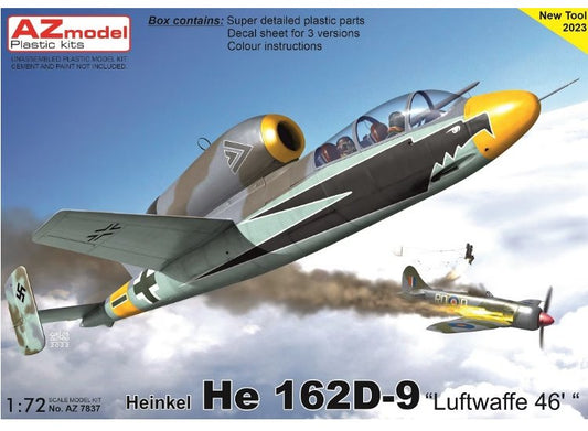 1/72 AZ Models - Heinkel He 162D-9 Luftwaffe 46
