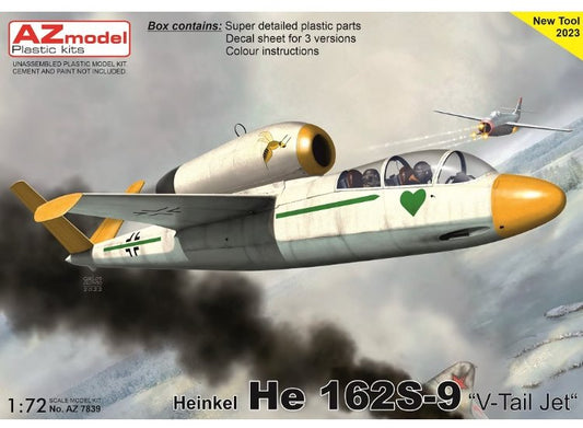 1/72 AZ Models - Heinkel He 162S-9 V-Tail Jet
