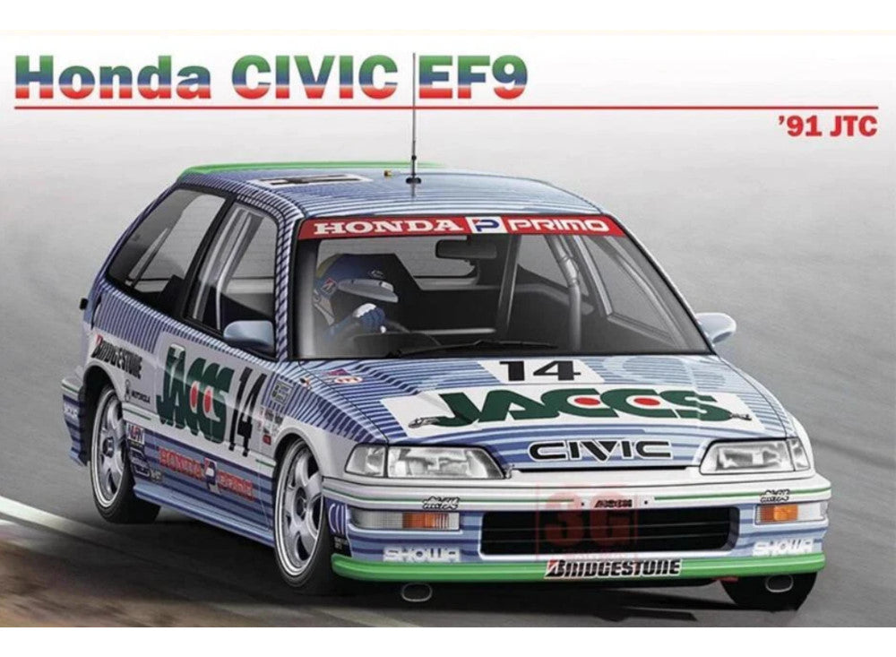 1/24 Beemax - Honda Civic EF9 Gr.A 1991 JTC InterTEC
