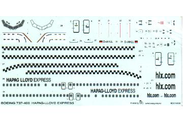 1/144 BOA Decals - Boeing 737-400 Hapag-Lloyd Express