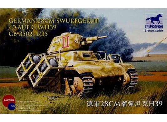 1/35 Bronco - German 28cm sWurfgerat 40 auf G.W. H39