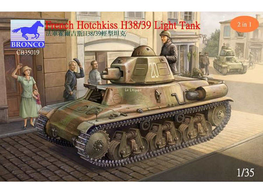 1/35 Bronco - French Hotchkiss H38/39 Light Tank