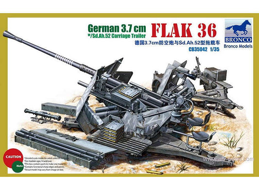1/35 Bronco - German 3.7cm Flak 36