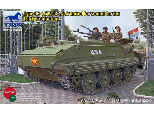 1/35 Bronco - Type 63-1 (YW-531A) Armored Personnel Carrier (Early)