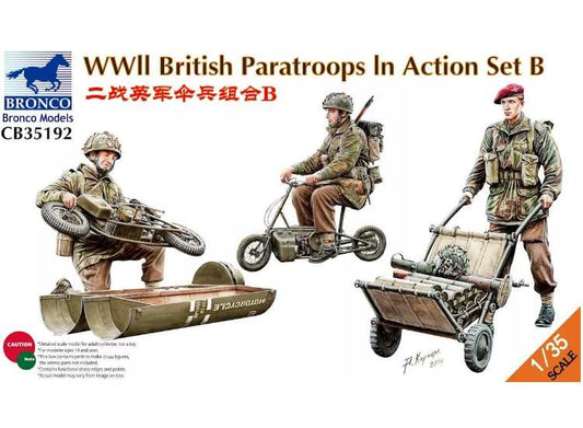 1/35 Bronco - WWII British Paratroops in Action Set B