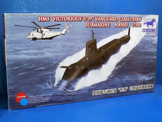 1/350 Bronco - HMS Victorious S-29 SSBN Submarine