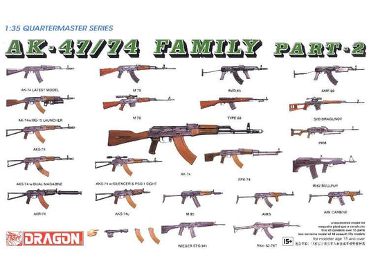 1/35 Dragon - AK-47 / 74 Family Weapon Set Part 2