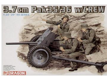 1/35 Dragon - 3.7cm Pak 36 With Crew