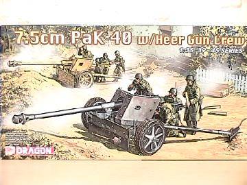 1/35 Dragon - 7.5cm Pak 40 w/ Heer Gun Cre