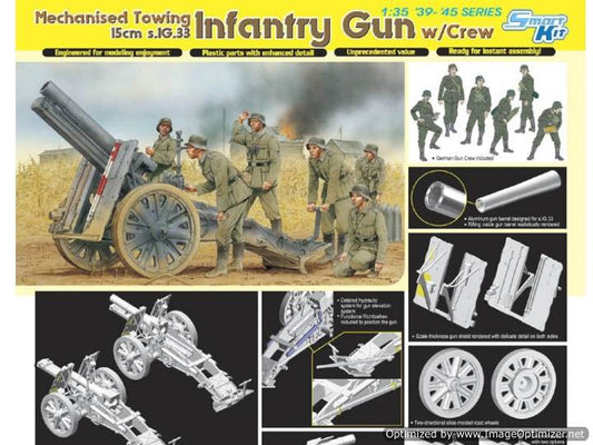1/35 Dragon - Mechanised Towing 1.5cm s.IG.33 Infantry Gun