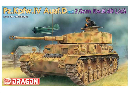 1/35 Dragon - Pz.Kpfw. IV Ausf. D mit 7.5 cm Kw.K.40 L/43