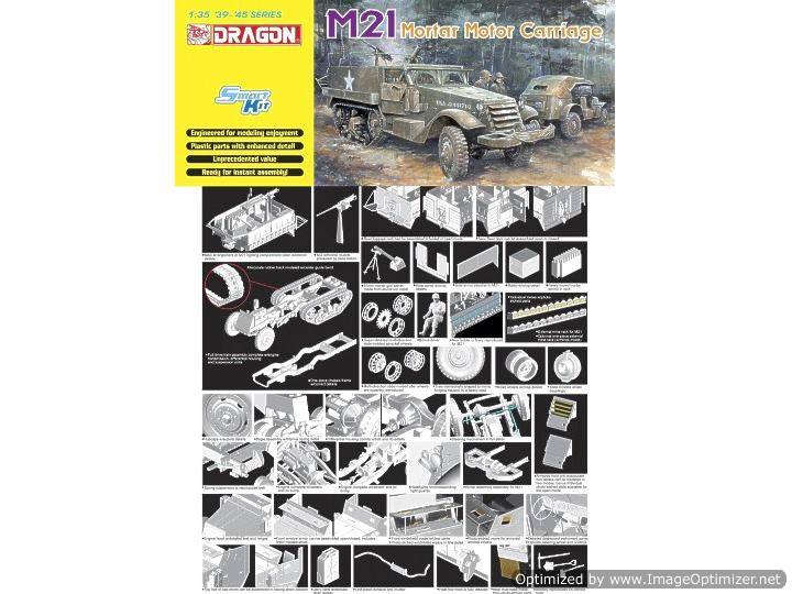 1/35 Dragon - M21 Mortar Motor Carriage