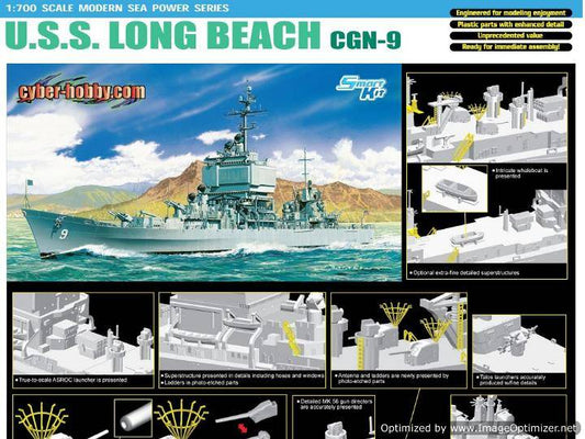 1/700 Dragon - USS Long Beach CGN9