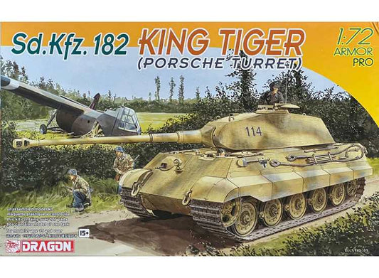 1/72 Dragon - Sd.Kfz.182 King Tiger (Porsche Turret)