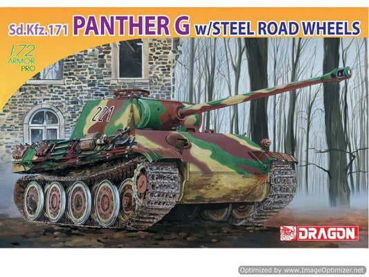 1/72 Dragon - Sd.Kfz. Panther G with Steel Road Wheels