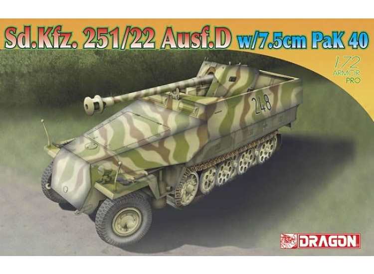 1/72 Dragon - Sd.Kfz.251/22 Ausf.D w/7.5cm PaK 40