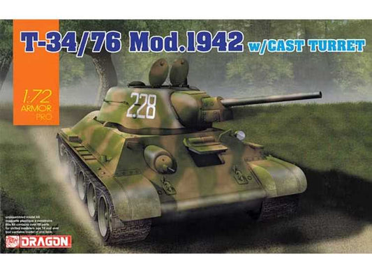 1/72 Dragon - T-34/76 Mod.1942 w/ Cast Turret
