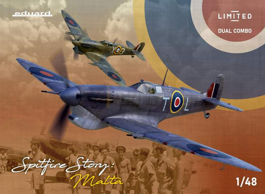1/48 Eduard - Spitfire Story - Malta Dual Combo (2 Kits)