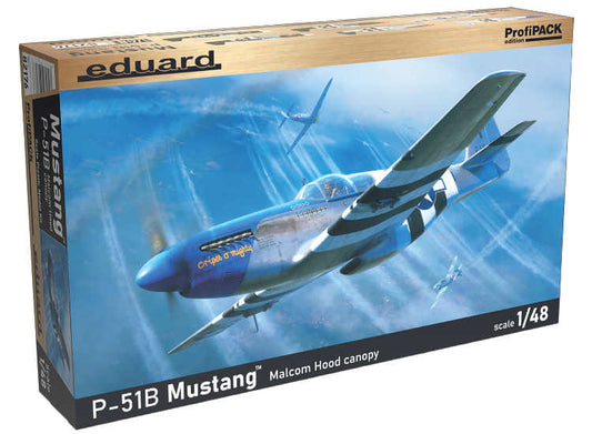 1/48 Eduard - P-51B Mustang Malcolm Hood Canopy - ProfiPACK edition