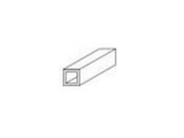 6.3mm Evergreen - Styrene Square Tube 6.3 x 6.3mm 1/4" (3) 