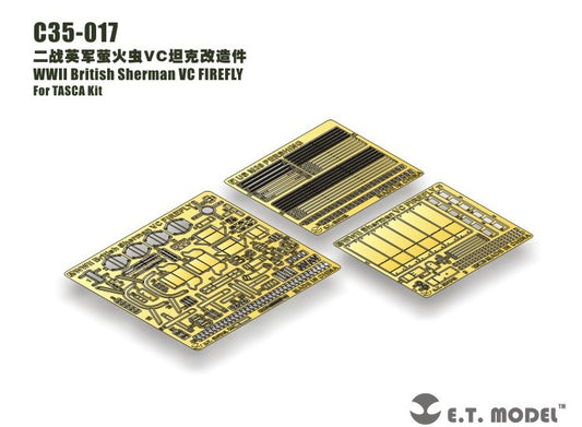 1/35 ET Model - WWII British Sherman VC Firefly Photo Etch (for Asuka/Tasca)