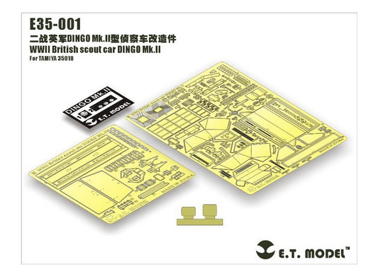 1/35 ET Model - WWII British Scout Car Dingo Mk.II Photo Etch (for Tamiya)