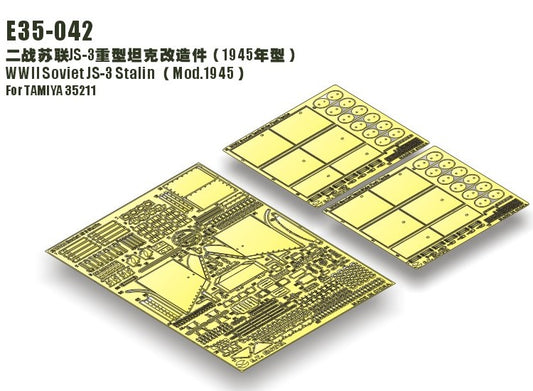 1/35 ET Model - WWII Soviet JS-3 Stalin (Mod.1945) Photo Etch (for Tamiya)